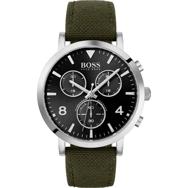 Hugo Boss Men's 1513692 Vesada Chronograph Green Fabric Watch