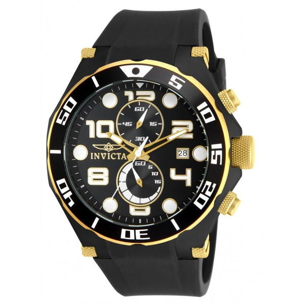 Invicta Men's 15396 Pro Diver Black Polyurethane Watch