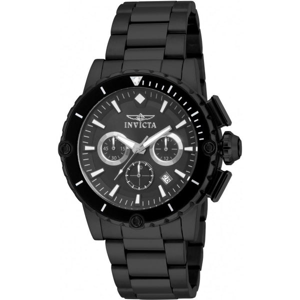 Invicta Men's 15404 Pro Diver Chronograph Black Stainless Steel Watch