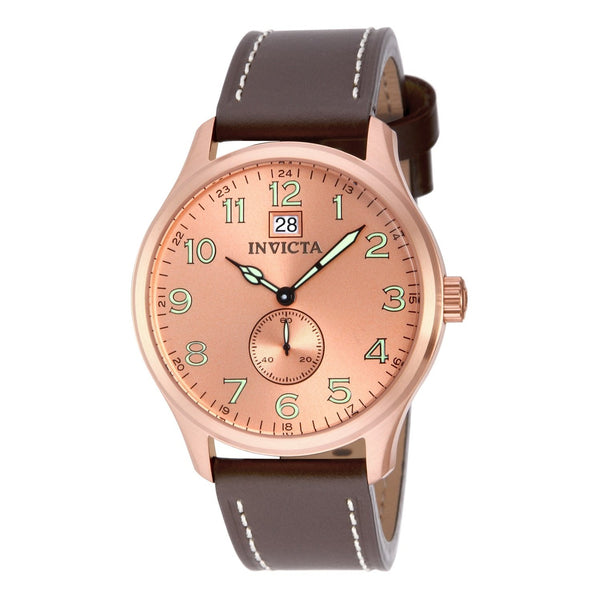 Invicta Men's 15515 I-Force Lefty Brown Leather Watch