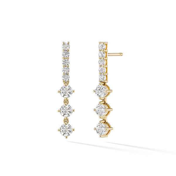 Melissa Kaye 18K Yellow Gold 1.32ct Diamond Earrings - E2402A