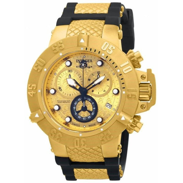 Invicta Men's 15802 Subaqua Noma III Chronograph Black Polyurethane Watch