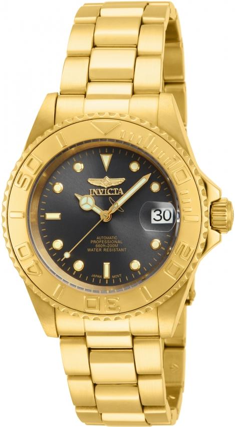 Invicta Men's 15848 Pro Diver Automatic Gold-Tone Silver Watch
