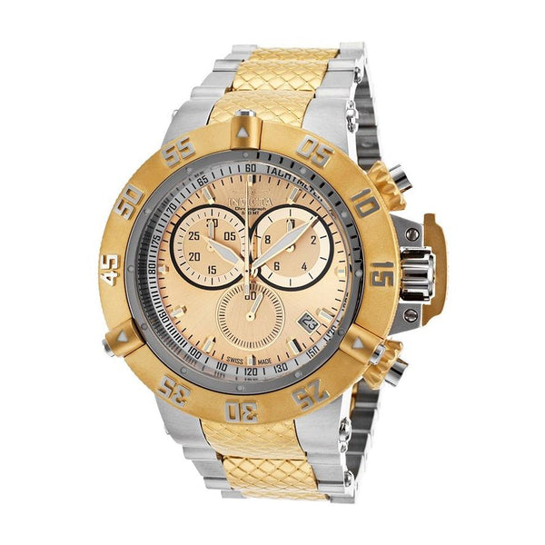 Invicta Men's 15949 Subaqua Chronograph Gold-Tone and Silver Stainless Steel Watch