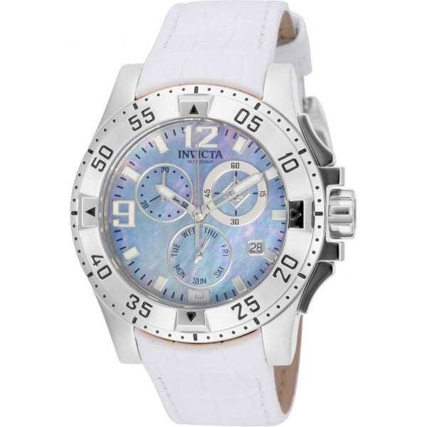 Invicta Women's 16098 Excursion Chronograph White Leather Watch