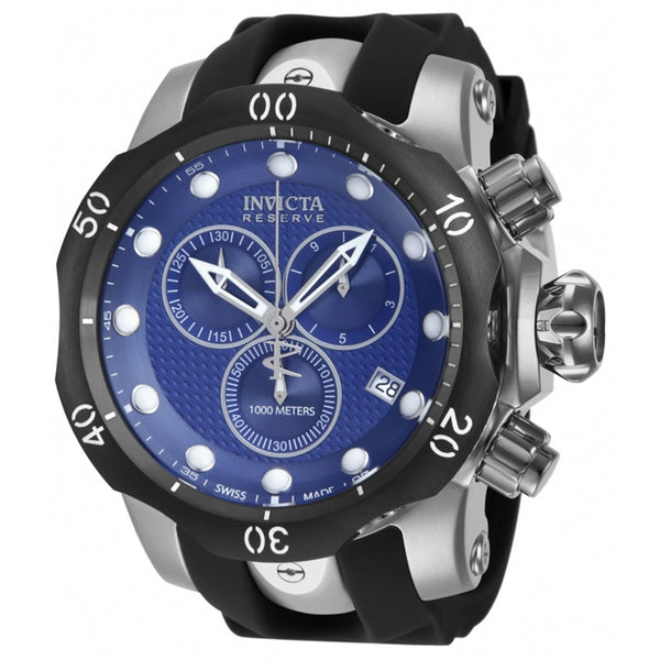 Invicta Men's 16149 Venom Reserve Chronograph Black Polyurethane and Stainless Steel Watch