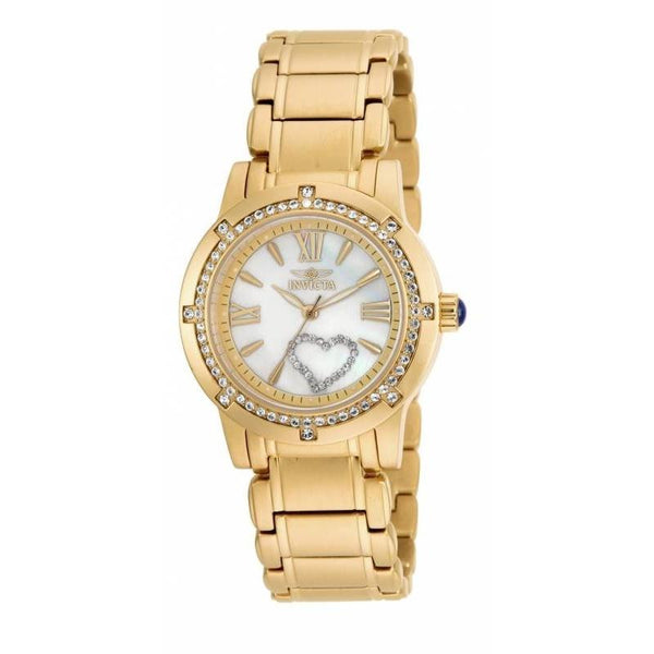 Invicta Women's 16709 Angel Mechanical Gold-tone Stainless Steel Watch