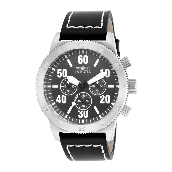 Invicta Men's 16753 Specialty Black Leather Watch
