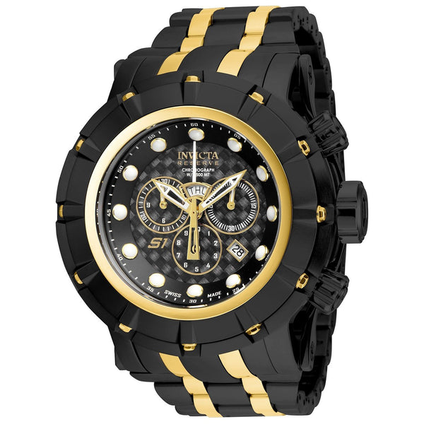 Invicta Men's 16950 Reserve S1 Black and Gold-Tone Stainless Steel Watch