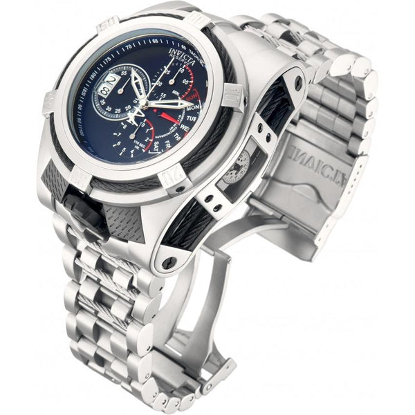 Invicta Men's 16955 Bolt Multi-Function Black and Silver Stainless Steel Watch