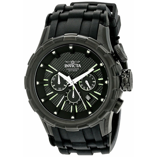 Invicta Men's 16974 I-Force Chronograph Black Silicone Watch