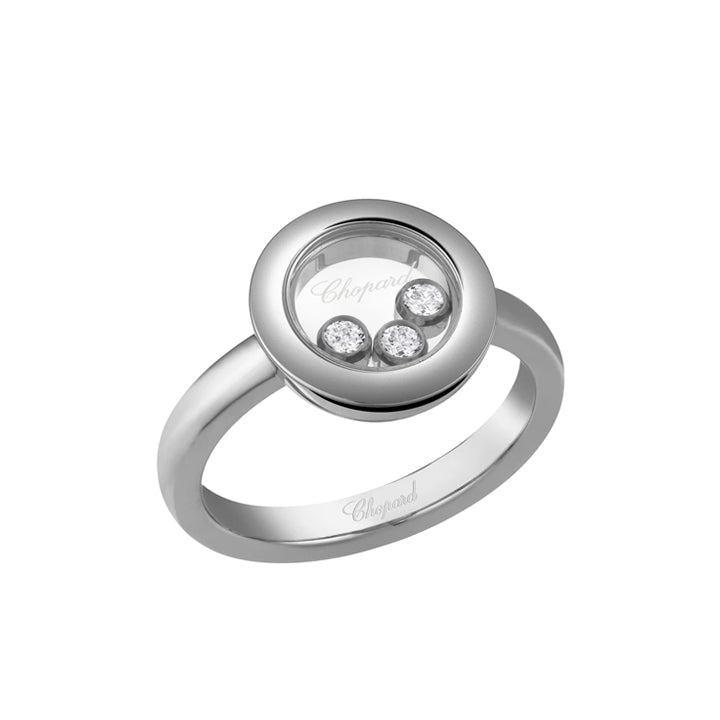 Chopard Good Happy Diamonds White Gold Diamond Ring - 82A018-1000
