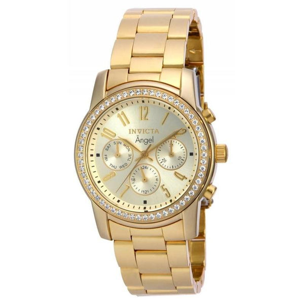 Invicta Women's 17020 Angel Multi-Function Gold-Tone Stainless Steel Watch