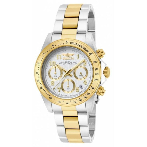 Invicta Men's 17026 Speedway Gold-Tone and Silver Stainless Steel Watch