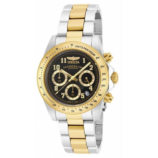 Invicta Men's 17027 Speedway Chronograph Gold-Tone and Silver Stainless Steel Watch