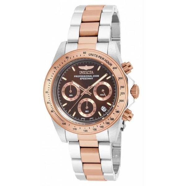 Invicta Men's 17029 Speedway Chronograph Rose-Tone and Silver Stainless Steel Watch