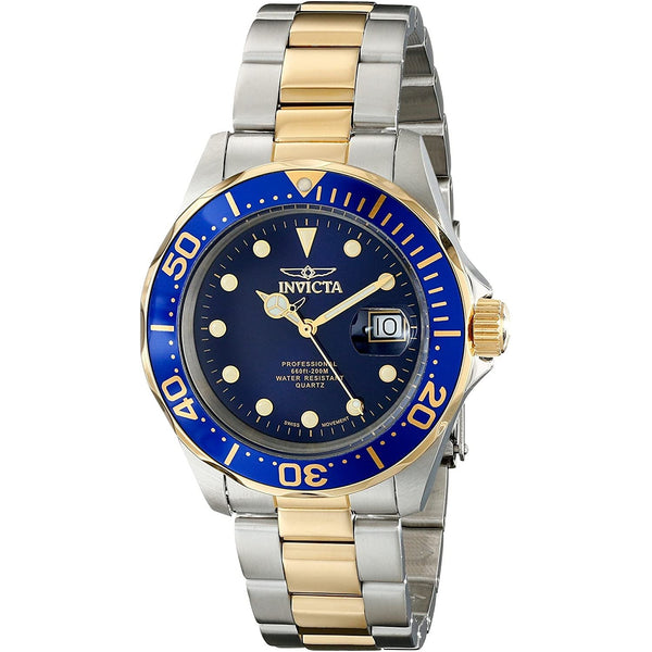 Invicta Men's 17057 Pro Diver Gold-Tone and Silver Stainless Steel Watch