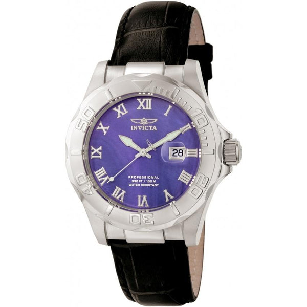 Invicta Men's 1708 Pro Diver Black Leather Watch