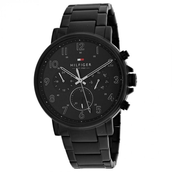 Tommy Hilfiger Men's 1710383 Daniel Black Stainless Steel Watch