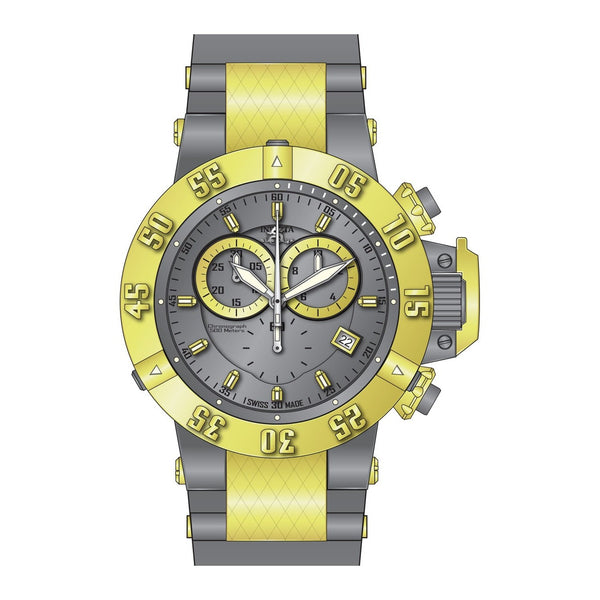 Invicta Men's 17212 Subaqua Gold-Tone Silicone Watch