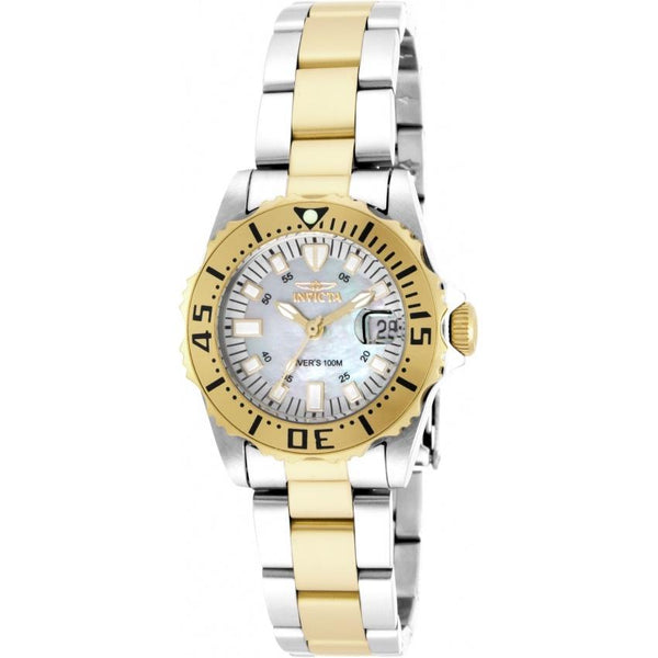Invicta Women's 17385 Pro Diver Gold-Tone and Silver Stainless Steel Watch