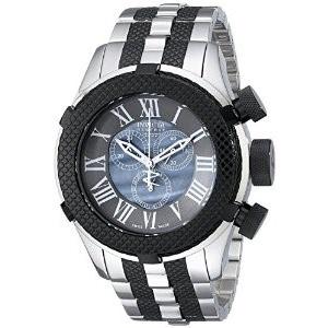 Invicta Men's 17434 Bolt Chronograph Black and Silver Stainless Steel Watch