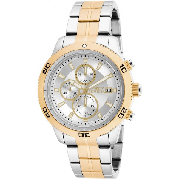 Invicta Men's 17441 Specialty Chronograph Gold-Tone and Silver Stainless Steel Watch