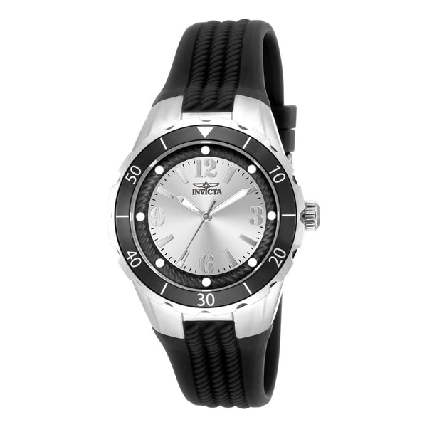 Invicta Women's 17482 Angel Black Polyurethane Watch