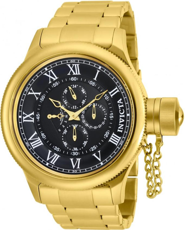 Invicta Men's 17666 Russian Diver Gold-Tone Silver Watch