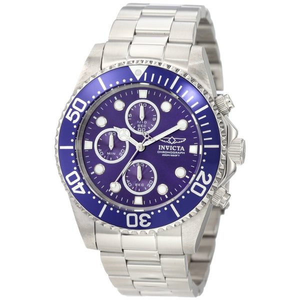 Invicta Men's 1769 Pro Diver Chronograph Stainless Steel Watch