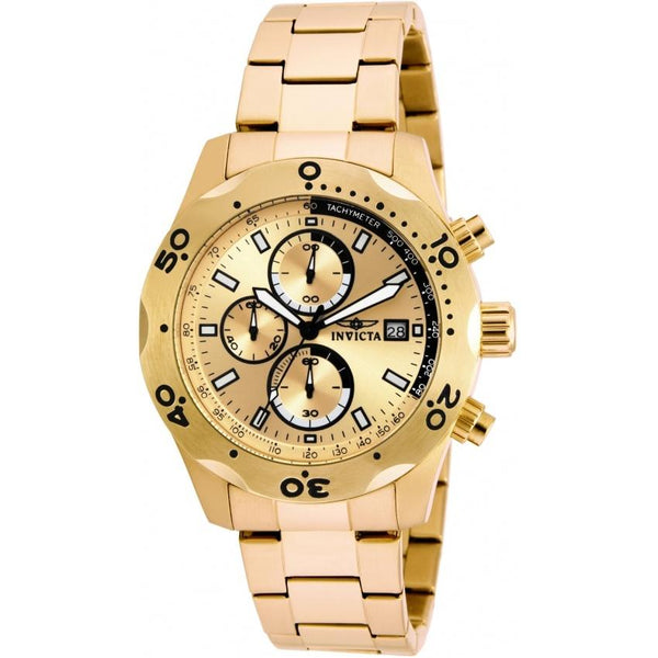 Invicta Men's 17750 Specialty Chronograph Gold-Tone Stainless Steel Watch
