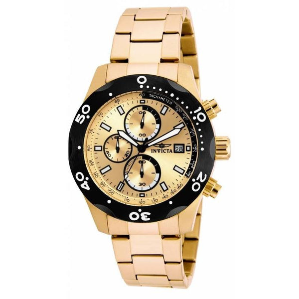 Invicta Men's 17754 Specialty Chronograph Gold-tone Stainless Steel Watch