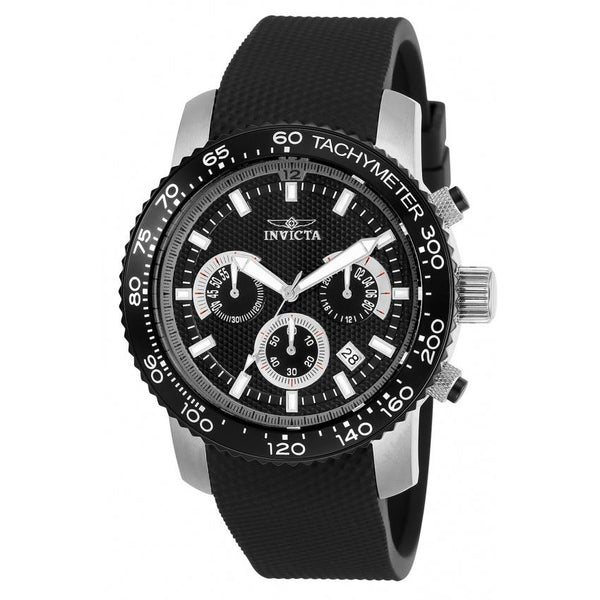 Invicta Men's 17773 Specialty Black Silicone Watch