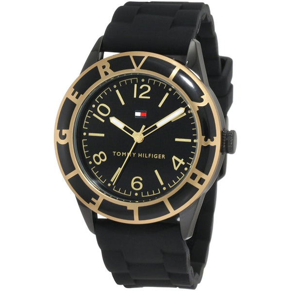 Tommy Hilfiger Men's 1781183 Black Silicone Watch