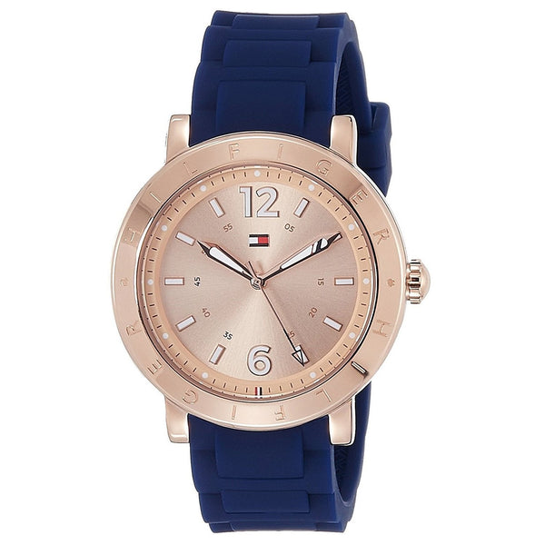 Tommy Hilfiger Men's 1781617 Aubrey Blue Silicone Watch