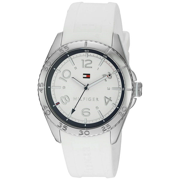 Tommy Hilfiger Women's 1781635 Lizzie White Silicone Watch