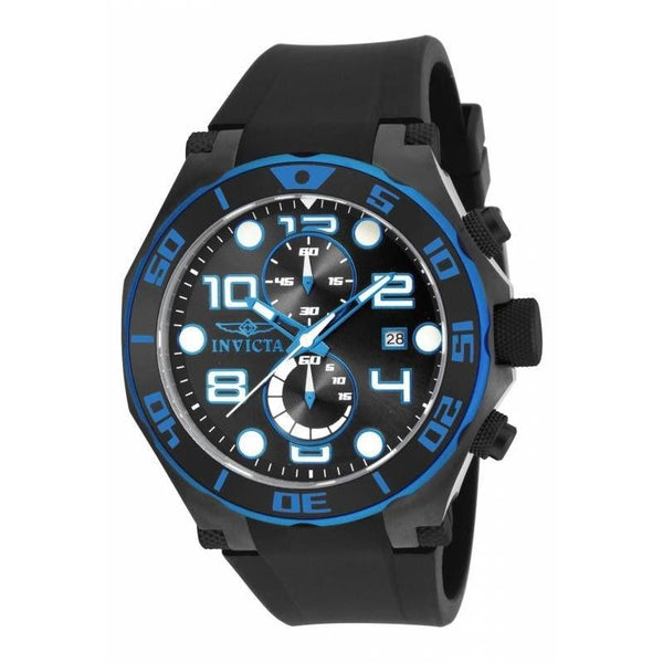 Invicta Men's 17816 Pro Diver Multi-Function Black Polyurethane Watch