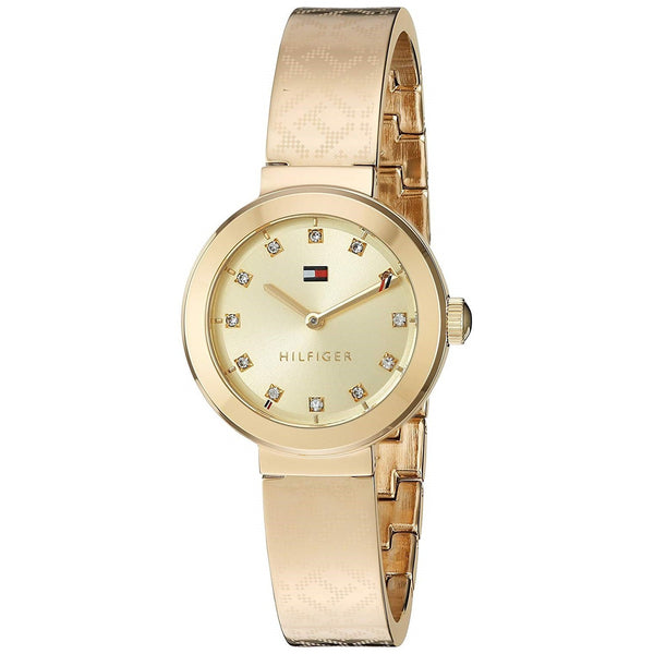 Tommy Hilfiger Women's 1781720 Crystal Gold-Tone Stainless Steel Watch