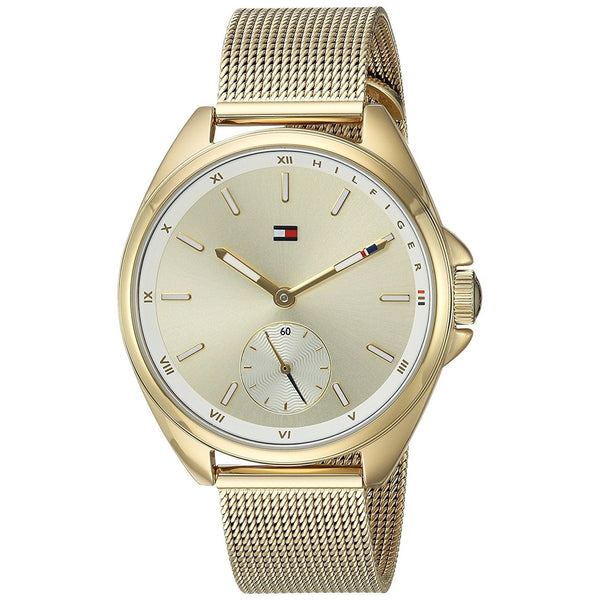 Tommy Hilfiger Women's 1781757 Sport Gold-Tone Stainless Steel Watch