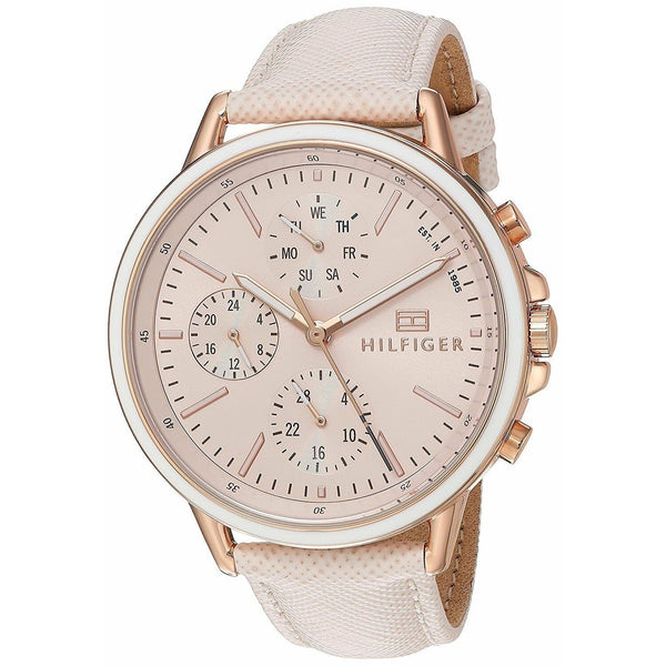 Tommy Hilfiger Women's 1781789 Sport Pink Leather Watch