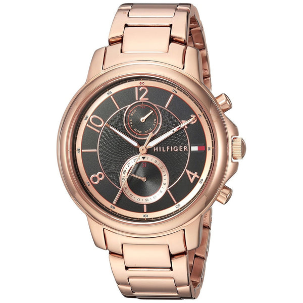 Tommy Hilfiger Women's 1781820 Claudia Multi-Function Rose-Tone Stainless Steel Watch