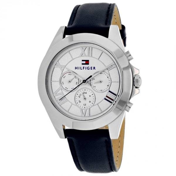 Tommy Hilfiger Women's 1781850 Chelsea Multi-Function Blue Leather Watch