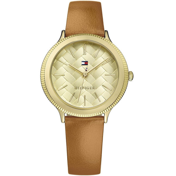 Tommy Hilfiger Women's 1781859 Candice Brown Leather Watch