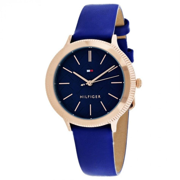 Tommy Hilfiger Women's 1781860 Candice Blue Leather Watch