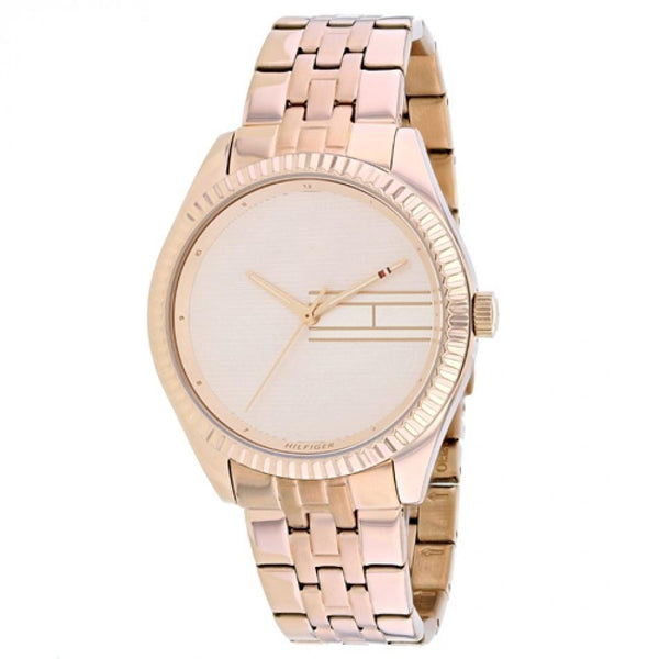 Tommy Hilfiger Women's 1782082 Analog Rose Gold-Tone Stainless Steel Watch