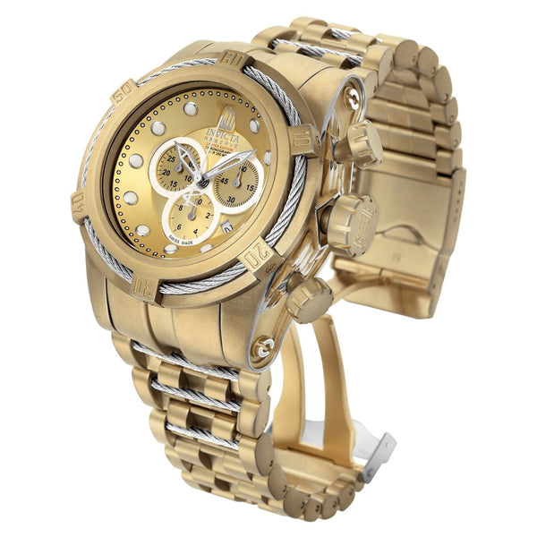 Invicta Men's 17834 Jason Taylor Chronograph Gold-Tone and Silver Stainless Steel Watch