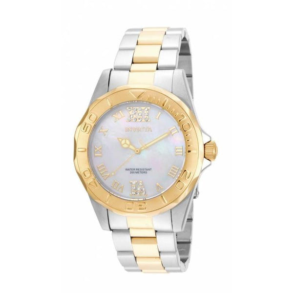 Invicta Women's 17871 Pro Diver Gold-Tone and Silver Stainless Steel Watch