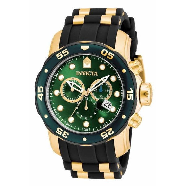 Invicta Men's 17883 Pro Diver Scuba Multi-Function Black and Gold-Tone Polyurethane Watch