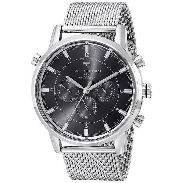 Tommy Hilfiger Men's 1790877 GMT Multi-Function Stainless Steel Watch