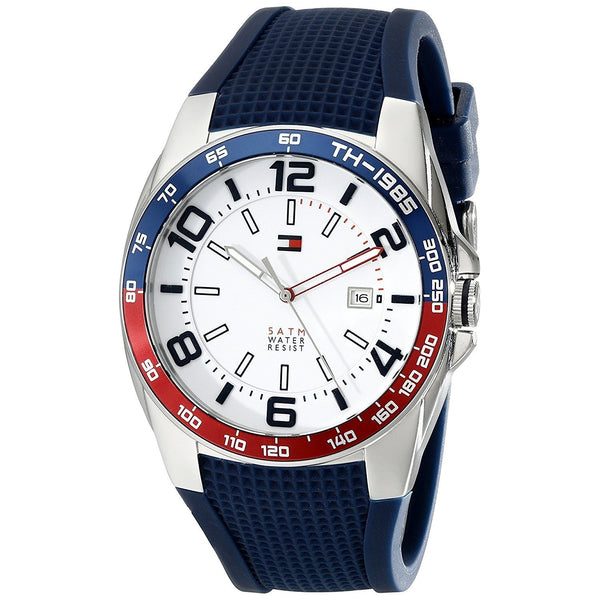 Tommy Hilfiger Men's 1790885 Classic Blue Silicone Watch